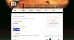 Desktop Screenshot of ponchatoulayouthbasketball.com